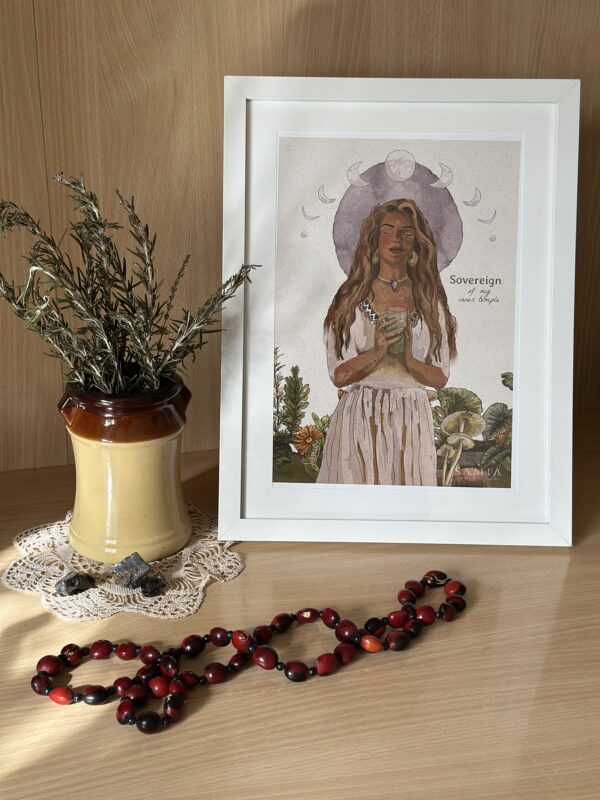 Cuadro 28,5 × 38 cm (lámina español/italiano/inglés  + marco madera)/Stampa A4 con cornice in legno