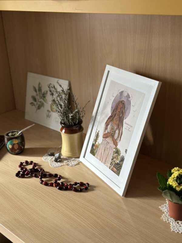 Cuadro 28,5 × 38 cm (lámina español/italiano/inglés  + marco madera)/Stampa A4 con cornice in legno