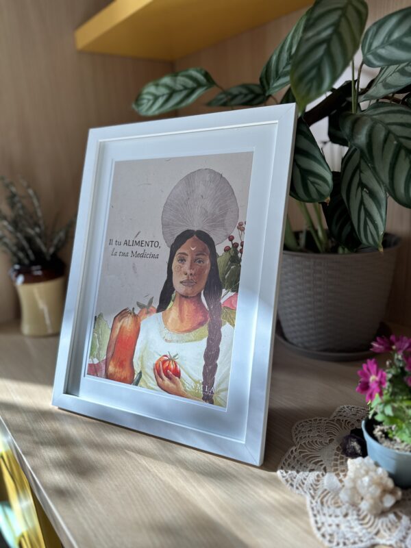 IMG_1618 Cuadro 28,5 × 38 cm (lámina español/italiano/inglés + marco madera)/Stampa A4 con cornice in legno