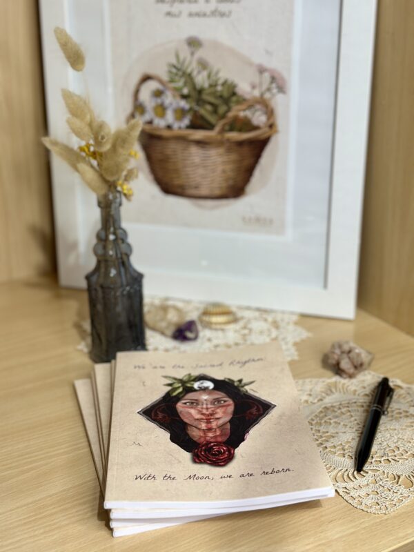 Cuaderno Mujer Lunar 38 hojas lisas/A5