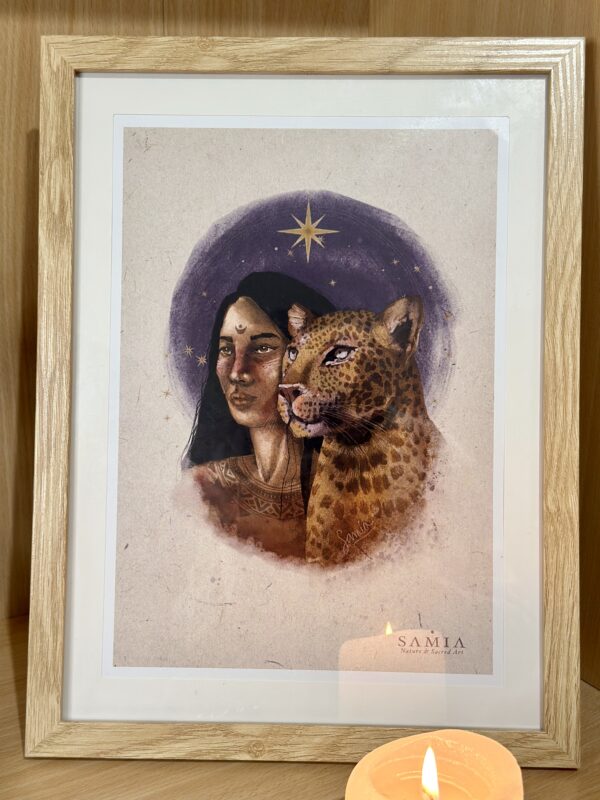 Cuadro 28,5 × 38 cm (lámina español/italiano/inglés + marco madera)/Stampa A4 con cornice in legno