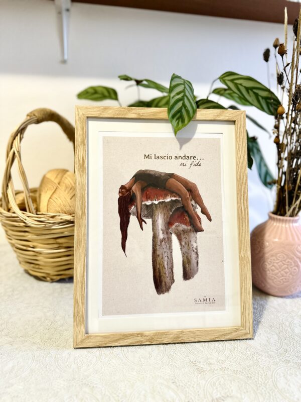 IMG_4467 Cuadro 28,5 × 38 cm (lámina español/italiano/inglés + marco madera)/Stampa A4 con cornice in legno