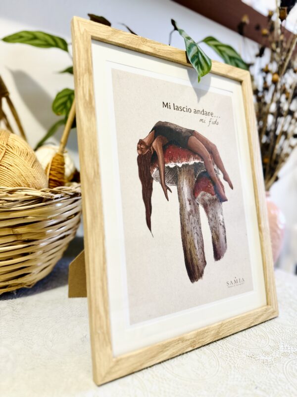 IMG_4468 Cuadro 28,5 × 38 cm (lámina español/italiano/inglés + marco madera)/Stampa A4 con cornice in legno