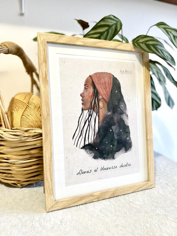 IMG_4471 Cuadro 28,5 × 38 cm (lámina español/italiano/inglés + marco madera)/Stampa A4 con cornice in legno