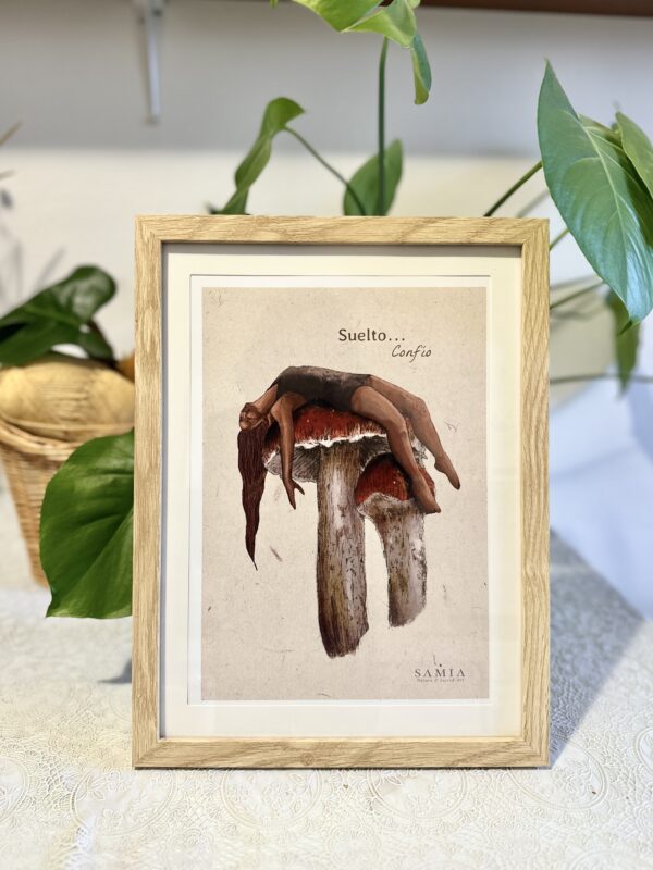 IMG_4497 Cuadro 28,5 × 38 cm (lámina español/italiano/inglés + marco madera)/Stampa A4 con cornice in legno