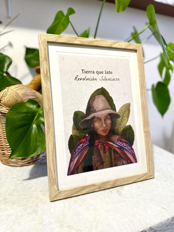 IMG_4502 Cuadro 28,5 × 38 cm (lámina español/italiano/inglés + marco madera)/Stampa A4 con cornice in legno