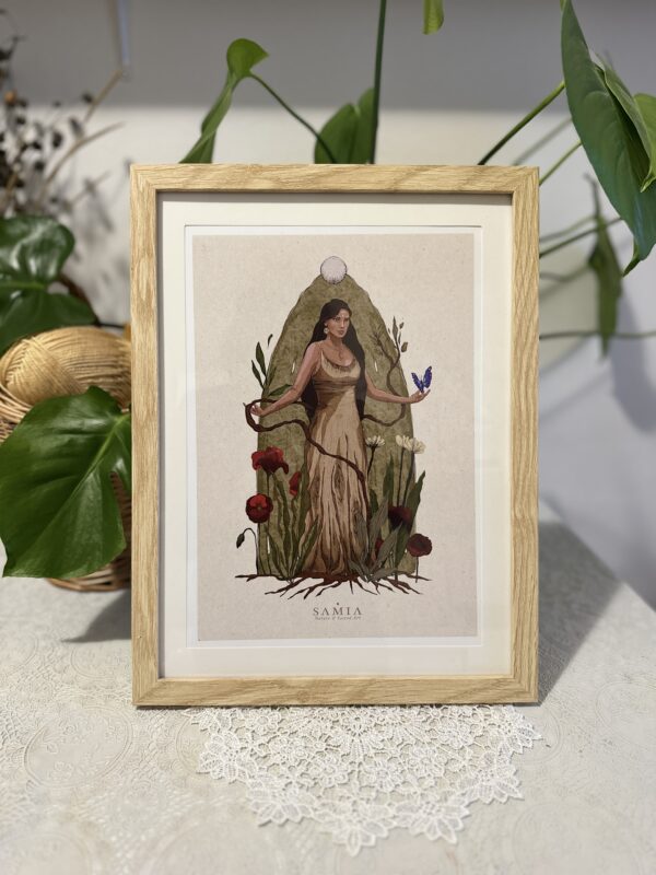 IMG_4511 Cuadro 28,5 × 38 cm (lámina + marco madera)/Stampa A4 con cornice in legno